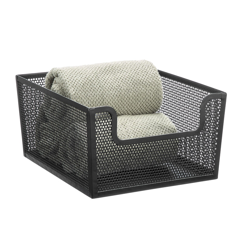 mDesign Steel Organizer, Matte Black (26000)