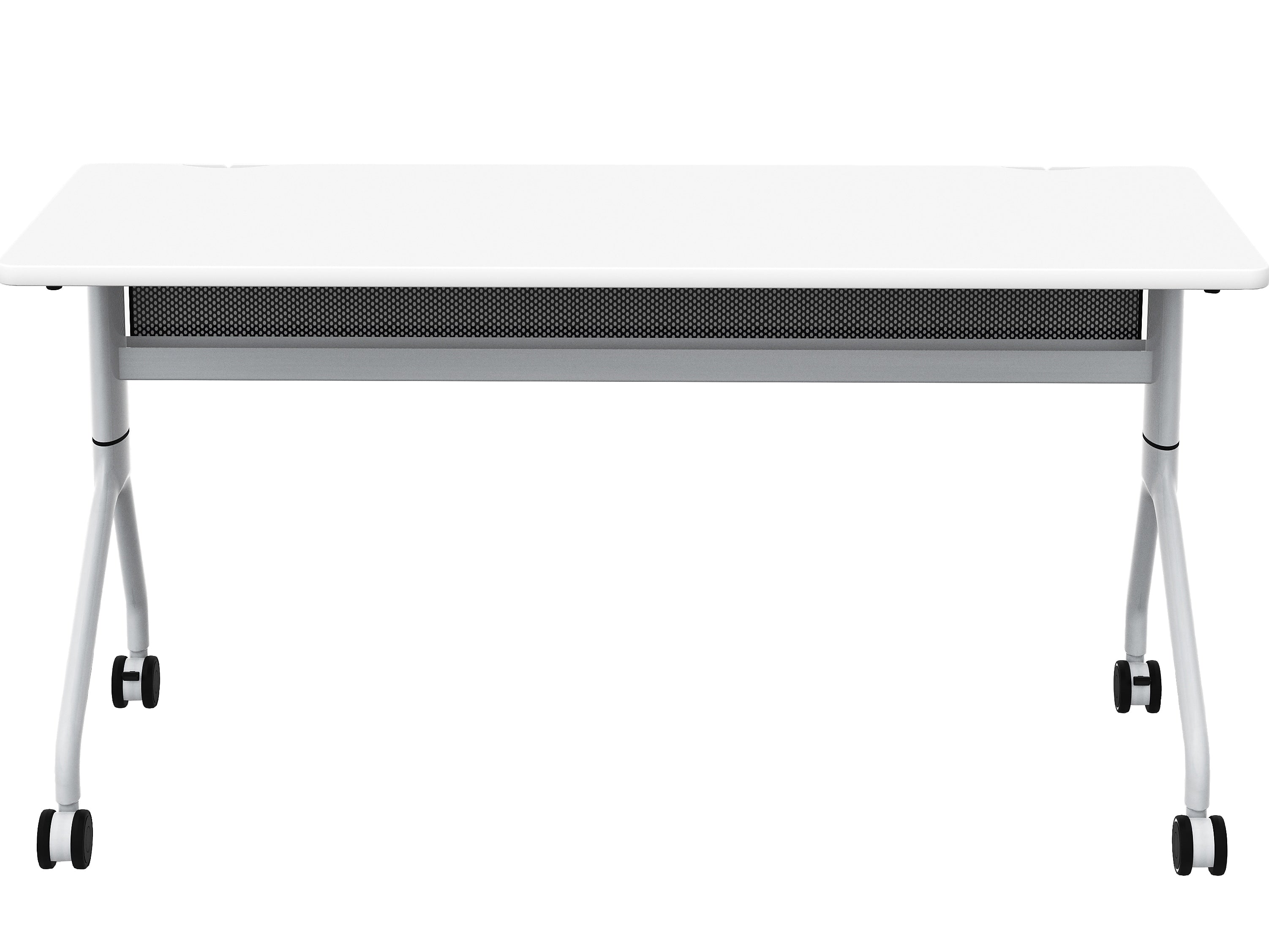 Safco Rumba Training Room Table, 24" x 60", Designer White (RBA6024FLSLDSWT)