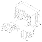 South Shore™ Crea 30" Craft Table, Pure White (7550727)
