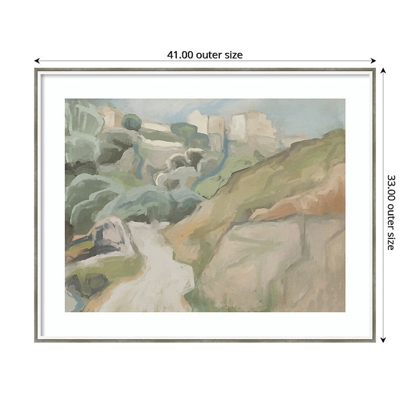 Amanti Art Afternoon Forest Hike by Urban Road Wood Framed Wall Art Print, 41" x 33" (A42677390667)