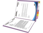 Medical Arts Press Reinforced End Tab File Folder, Straight Cut, Letter-Size, Lavender, 50/Box (S-01602-LAV)