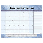 2026 AT-A-GLANCE 21.75" x 17" Monthly Desk Pad Calendar, Slate Blue (89701-26)
