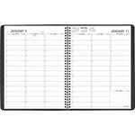 2026 AT-A-GLANCE 8.25" x 11" Weekly Appointment Book, Faux Leather Cover, Black (70-950-05-26)