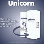 Unicorn Regular Cotton Maxi Pads with Wings, 40 Pads/Cartridge, 6 Cartridges/Pack (TOP-08197)