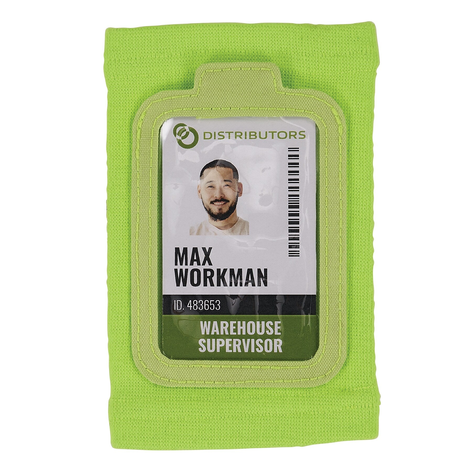 Ergodyne Squids 3388 Armband ID Badge Holder, Lime (19962)