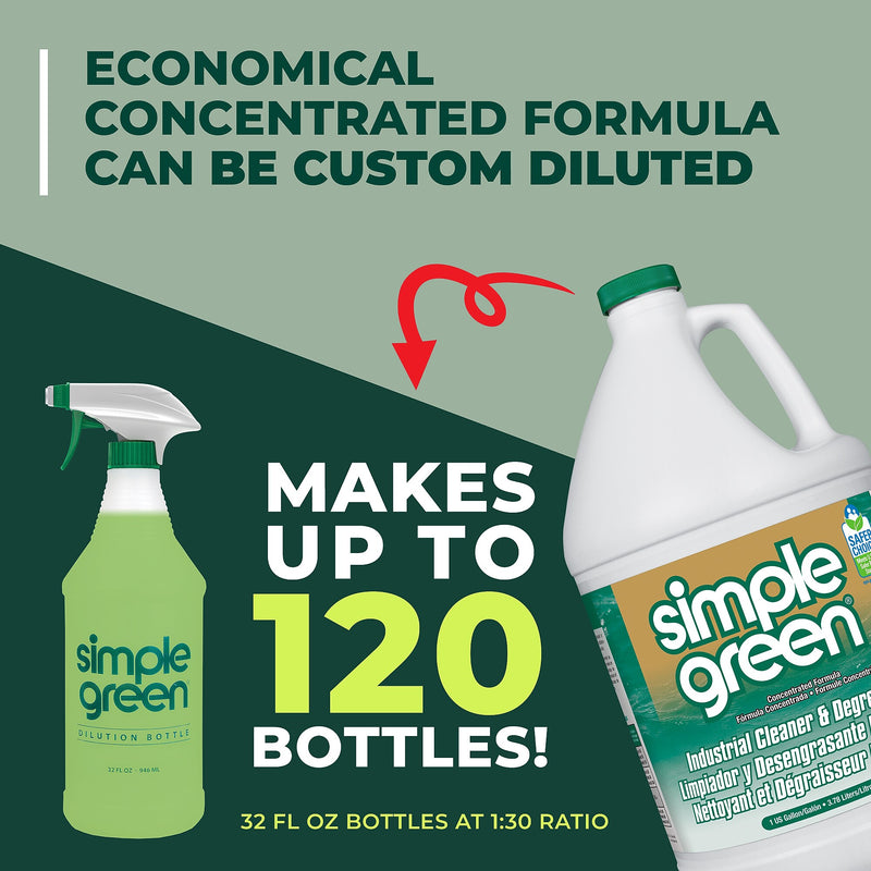 Simple Green Industrial Cleaner and Degreaser, 128 Oz. (13005)