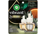 Air Wick Vibrant Scented Oil Warmer Refill, White Sage & Mahogany, 0.67 Fl. Oz., 2/Pack (62338-03137)
