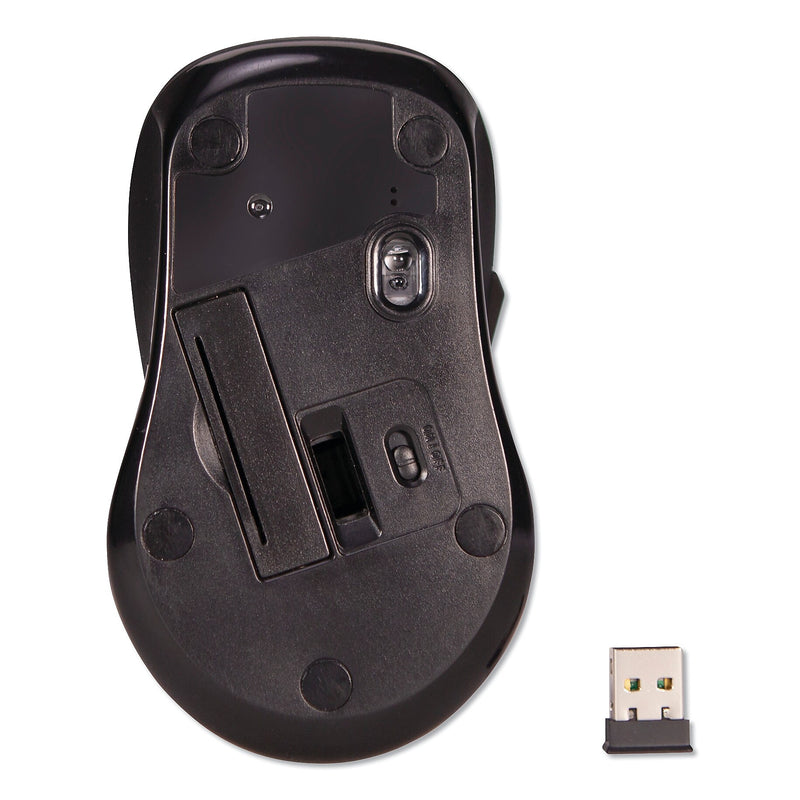 Innovera Hyper-Fast Wireless Laser USB Mouse, Black (IVR62500)
