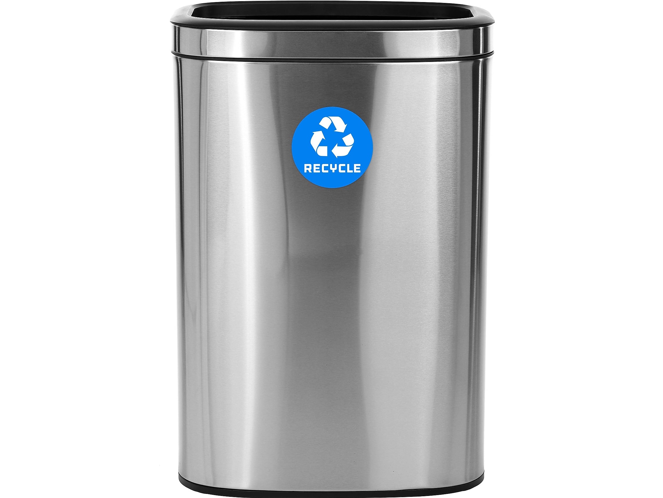 Alpine Industries Recycling Station, 10.5 Gallon, Silver (ALP470-40L-R)