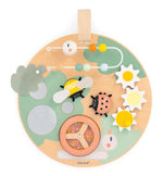 Janod Sweet Cocoon Multi-Activity Busy Board, Multicolored (J04057)