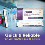 WELLlife COVID-19 ⁄ Flu A&B Home Test, 2/Pack (WCOVFLU-OTC-2)