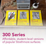 Strathmore 300 Series 9" x 12" Tape Bound Canvas Pad, 10 Sheets/Pad, 2 Pads/Bundle (STTP31509-2)