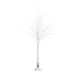 Nearly Natural 6-ft Pre-Lit Artificial White Birch Tree with 400 Color Changing LED Lights (T4921)