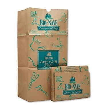 AJM Packaging Refuse Bag, 30 GAL, Brown, 50/Carton (AJMRBR30105NPCT)