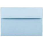 JAM Paper A8 Booklet Envelope 5 1/2" x 8 1/8", Baby Blue, 100/Pack (155630d)