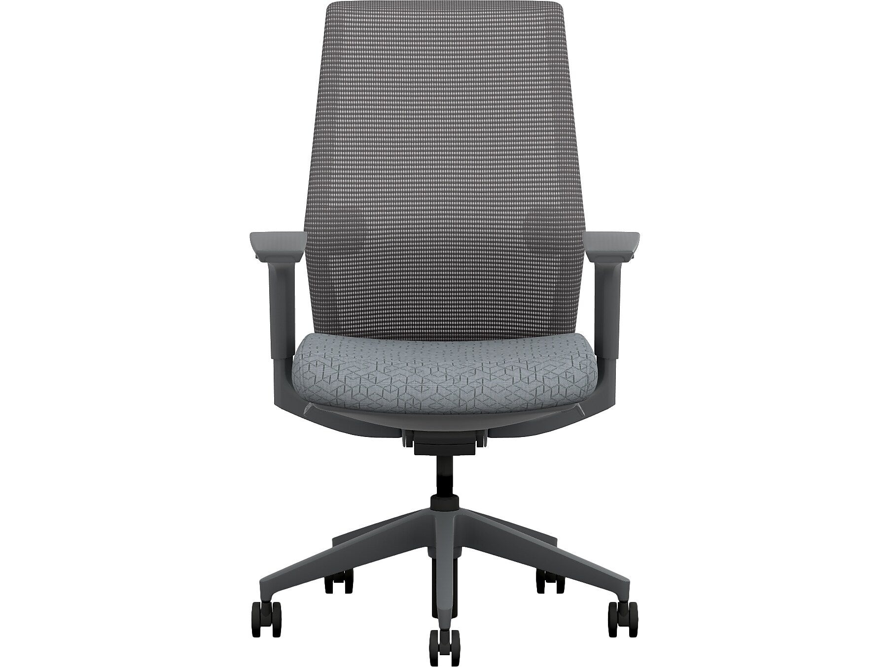 HON Cipher Mesh/Fabric Swivel Task Chair, Basalt/Charcoal (HCFRT.STC.H.S.IC.APX25.TC00.AL.ST.SB.S)
