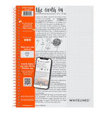 Roaring Spring Paper Products Whitelines 1-Subject Smart Notebook, 8.5" x 11", Graph Ruled, Gray/Silver (17001)