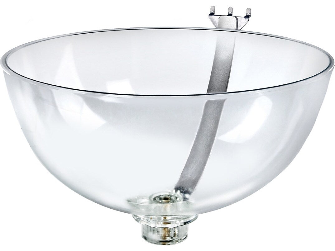 Azar 7" x 14" Pegboard Bowl Display, Clear/Silver, Each (729914)