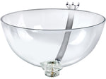 Azar 7" x 14" Pegboard Bowl Display, Clear/Silver, Each (729914)