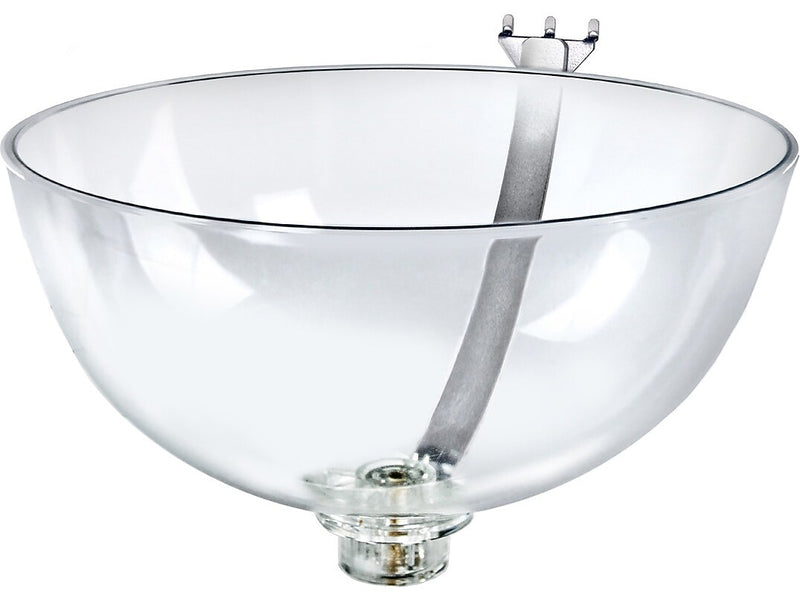 Azar 7" x 14" Pegboard Bowl Display, Clear/Silver, Each (729914)