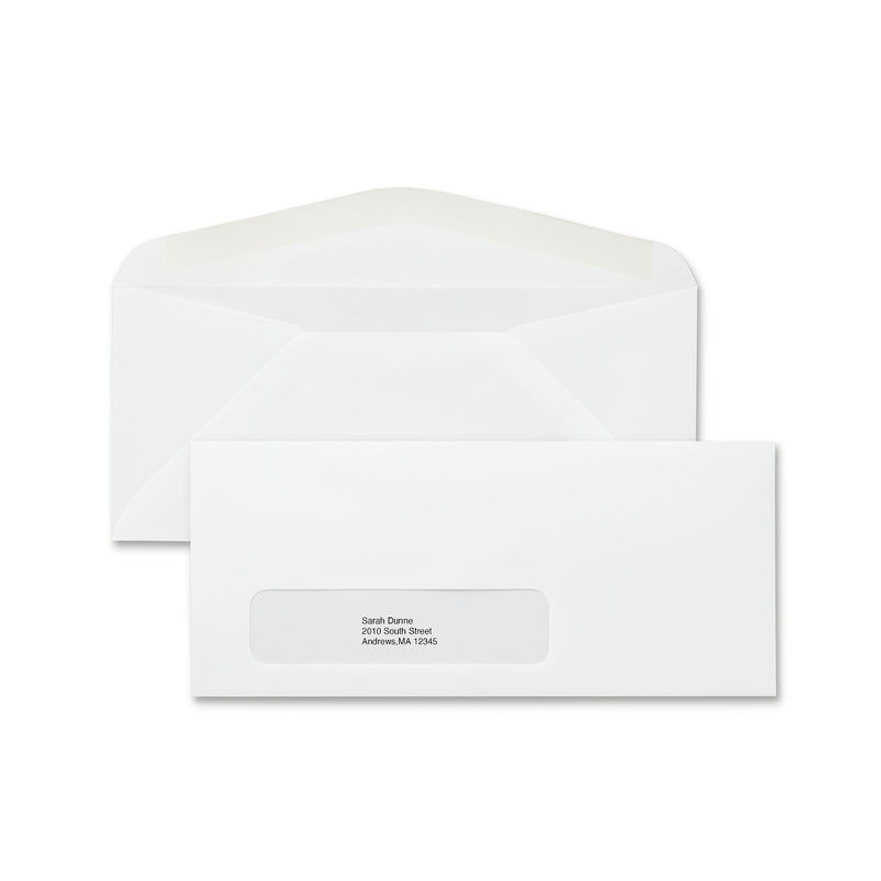 Staples Gummed #9 Business Envelope, 3 7/8" x 8 7/8", White Wove, 500/Box (351470N)
