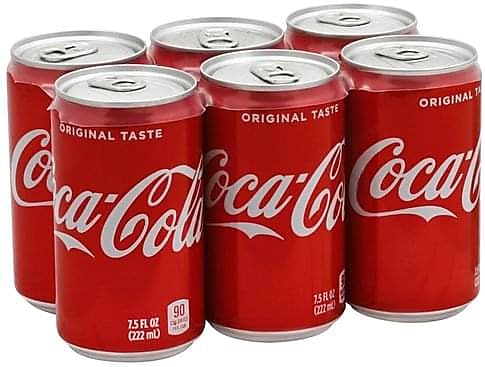 Coca-Cola Mini Soda, 7.5 Oz., 24/Carton (00049000061017)