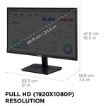 ViewSonic 24" 75Hz LCD Monitor, Black (VA2409M)