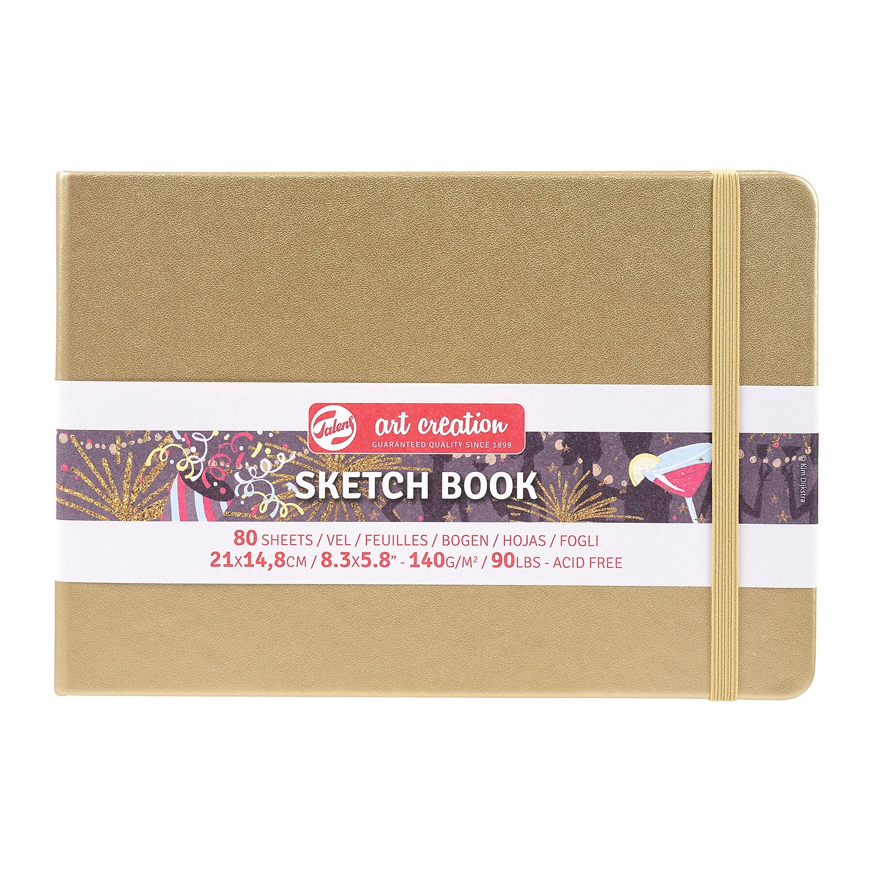 Talens Art Creation 8.3" x 5.8" Sketch Book, 80 Sheets/Book, 3/Bundle (TLN9314145M-3)