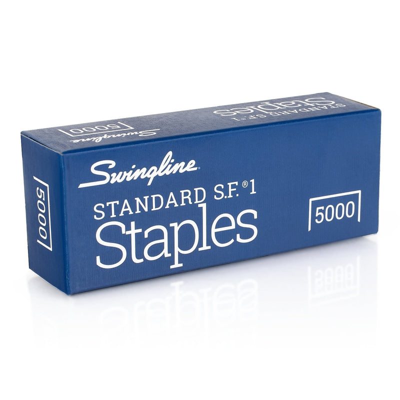 Swingline Standard 1/4" Length Standard Staples, Full Strip, 5000/Box (35108)