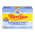 Topo Chico Sabores Blueberry Hibiscus Sparkling Water, 12 oz., 24/Pack (412570)