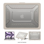 SaharaCase Raider Ultra-Duty Series 14" Laptop Case with Stand, Shock Absorbing, Desert Ash (LT00061)