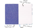 Carpe Diem Feathers Journal, 5.24" x 8.27", Wide-Ruled, Multicolor, 192 Pages (9373-CD)