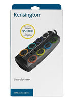 Kensington SmartSockets 8 Outlet Surge Protector, 8' Cord, 3090 Joules (K62691NA)