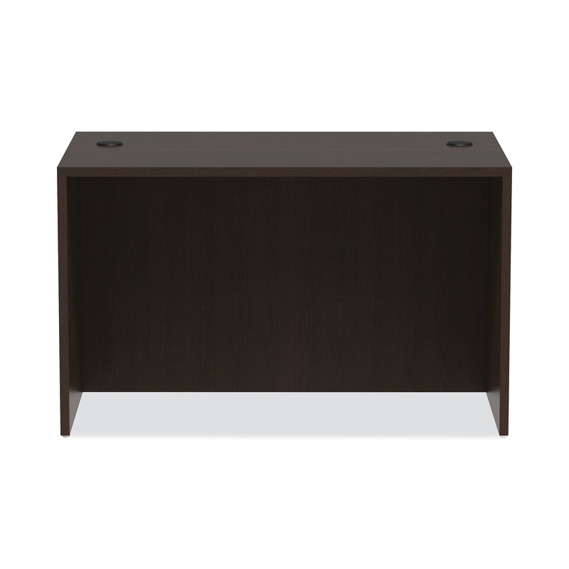 Alera Valencia Series Straight Front Desk Shell, 47 1/4w X 29 1/2d X 29 1/2h, Espresso