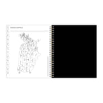 Planning Calendar BS Baccara Dark Poly CYO 8x10 RY26 Monthly Safety Wirebound -