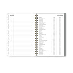 Planning Calendar BS Sophie Frosted PP 5x8 RY26 Wkly/Mthly Safety Wirebound -