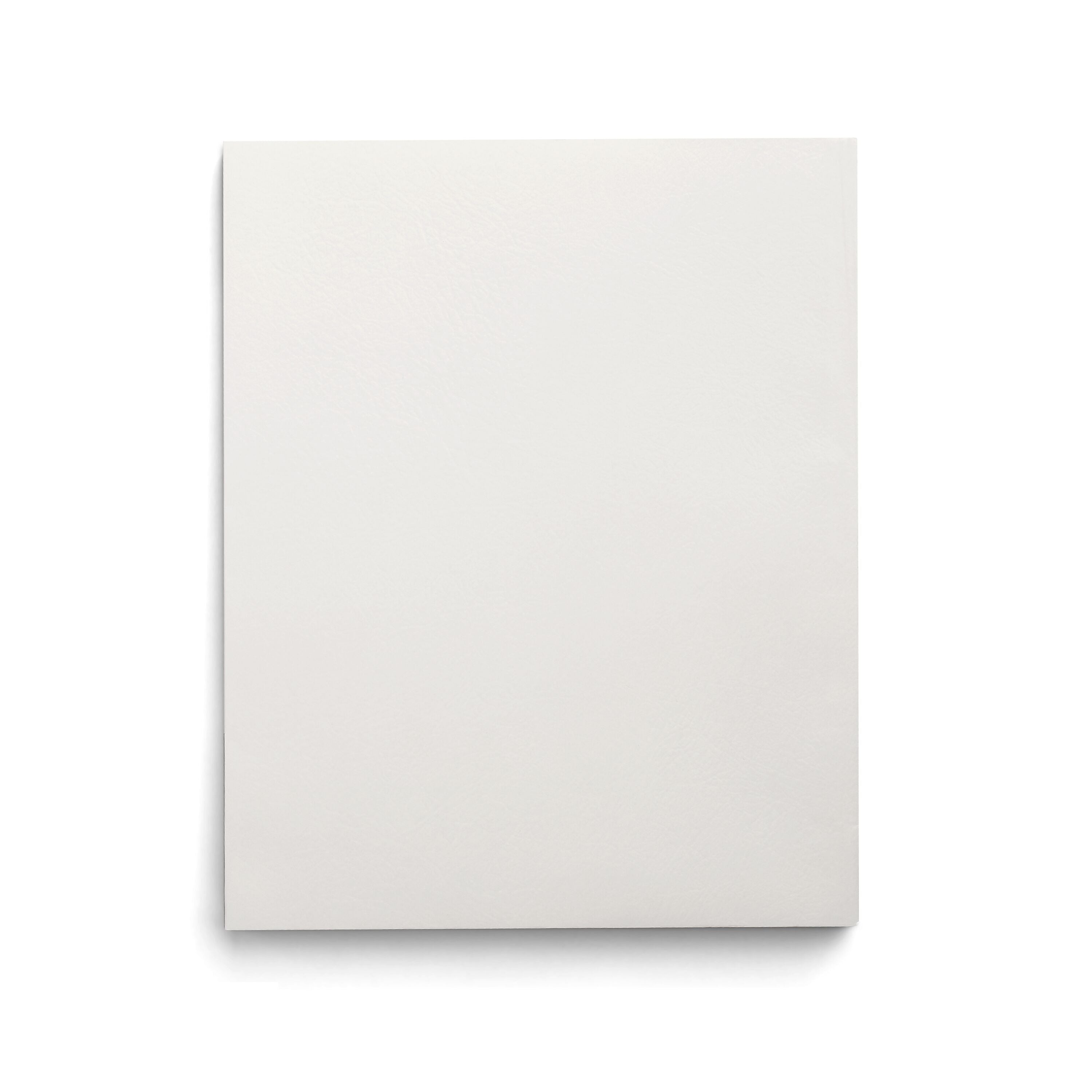 Staples Smooth 2-Pocket Paper Folder, White, 25/Box (27537-CC)