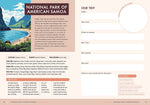 Quarto National Parks Sticker & Logbook Guided Journal, 6.15" x 8.45", Multicolored, 208 Pages (9780785844266)