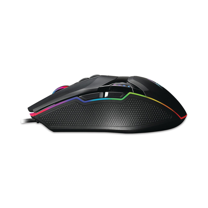 Adesso iMouse X5 Illuminated Ambidextrous Gaming Mouse, Black (ADEIMOUSEX5)