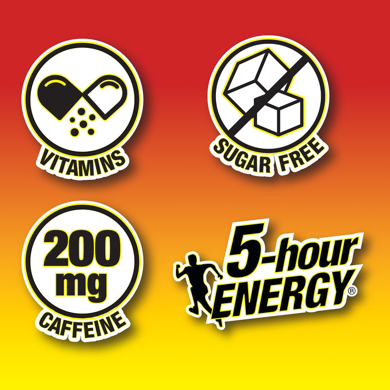 5-Hour Energy Berry Shots Drink, 1.93 fl. oz., 12/Box (LVS500181)