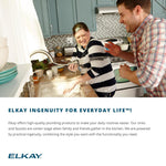 Elkay Gourmet 19" Single Basin Drop In Stainless Steel Kitchen Sink (LRADQ1918650)