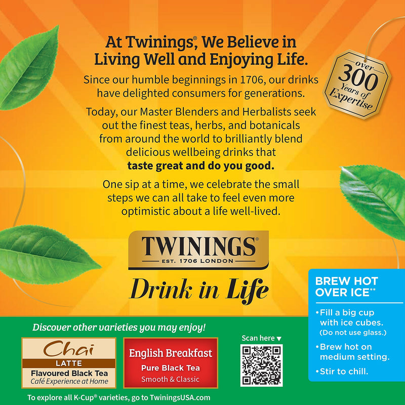 Twinings Irish Breakfast Black Tea, Keurig® K-Cup® Pods, 24/Box (TNA87303)