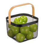 mDesign Steel Organizer, Black/Natural (25702RW)