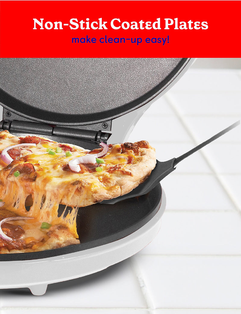 Betty Crocker 12-Inch Pizza Maker Plus, Silver (BC-2958CS)