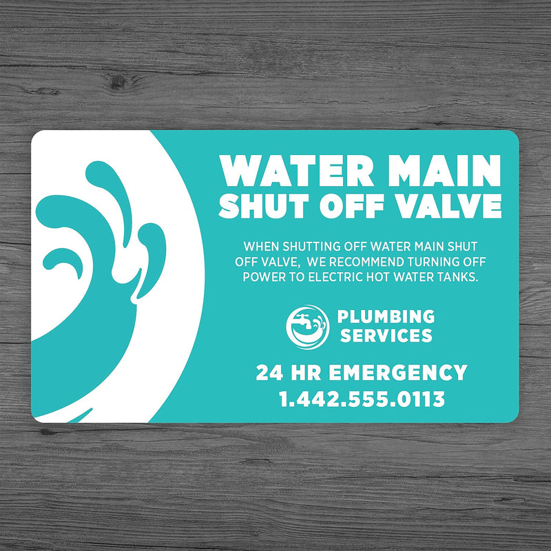 1-Color Weather Resistant Label, Rectangle, 3" x 5", Qty 500