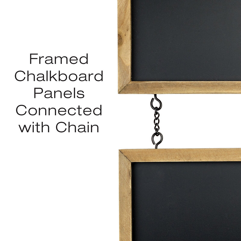 Excello Global Products Hanging 5-Piece Chalkboard Sign (EGP-HD-0289)