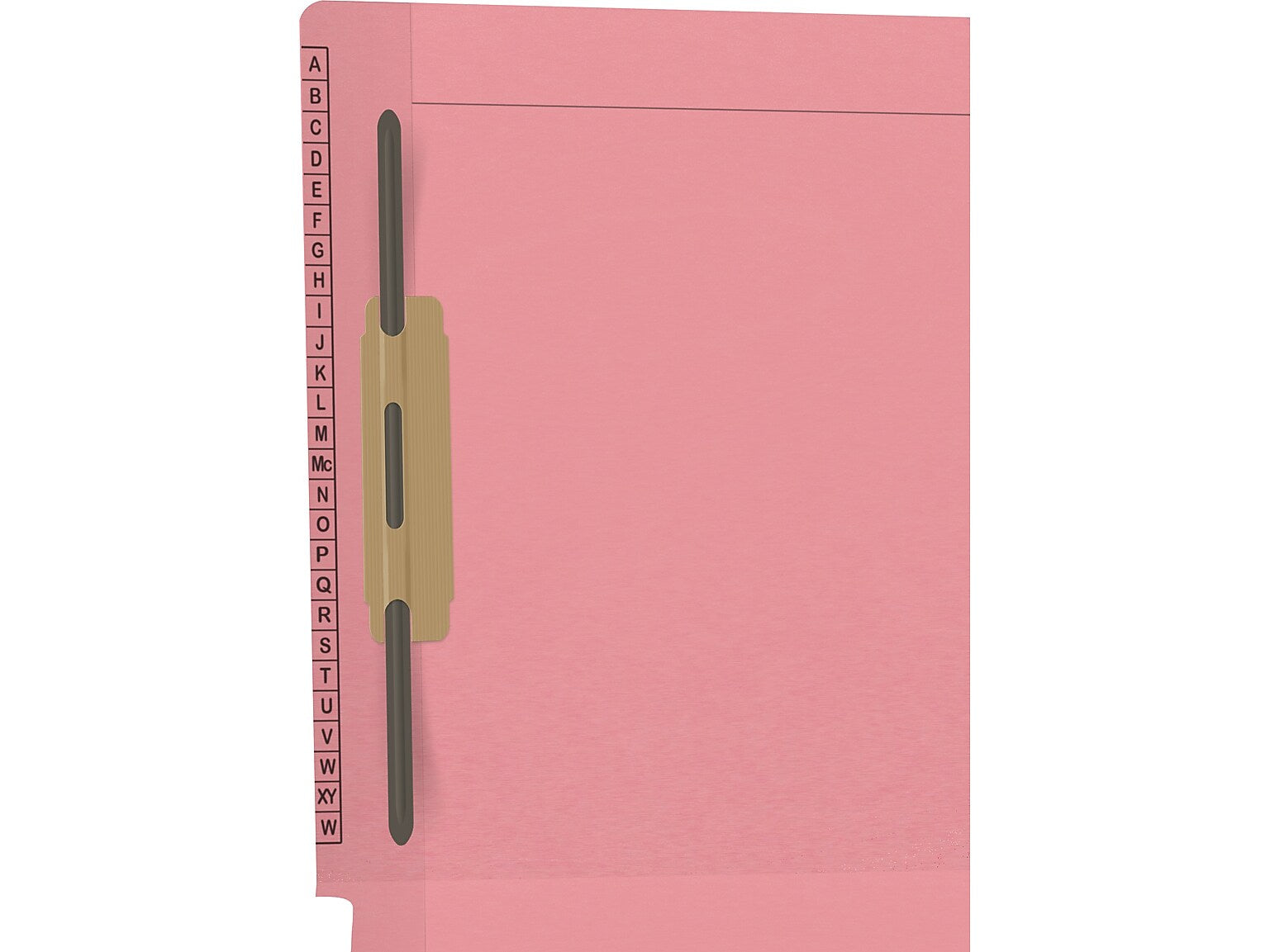 Medical Arts Press Reinforced Classification Folder, 1 3/8" Expansion, Letter Size, Pink, 50/Box (F1170-PNK-1)