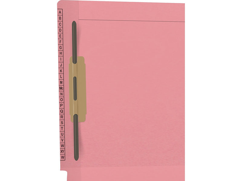 Medical Arts Press Reinforced Classification Folder, 1 3/8" Expansion, Letter Size, Pink, 50/Box (F1170-PNK-1)