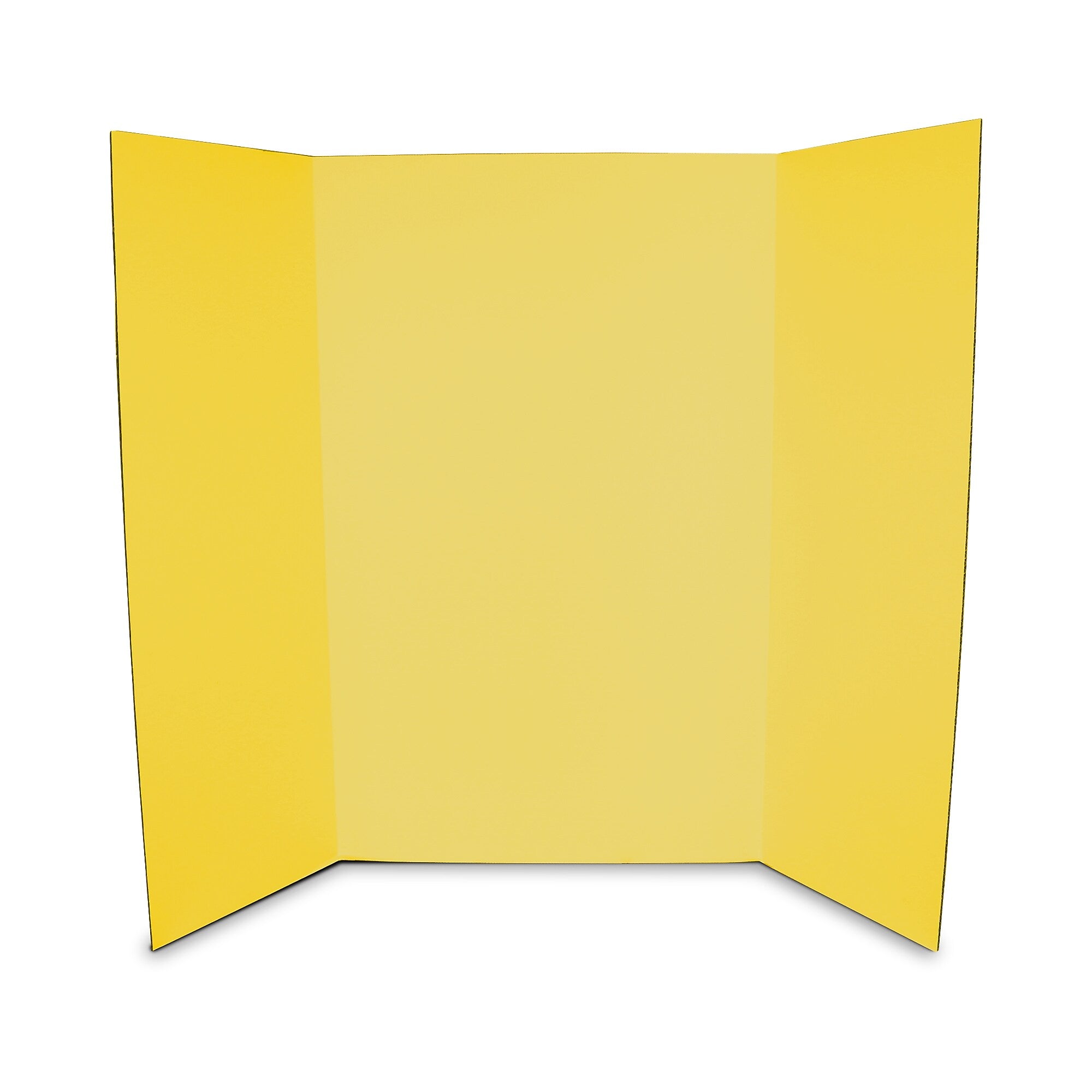 Flipside Corrugated Project Board, 3' x 4', Yellow, 24/Carton (30070-24)