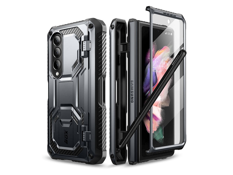 i-Blason Armorbox Black Rugged Case for Samsung Galaxy Z Fold4 (Galaxy2022-ZFold4-5G-Armorbox-SP-Black)